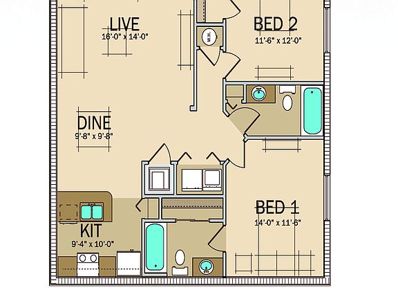 2 Bedroom Villas at Tuscany Preserve