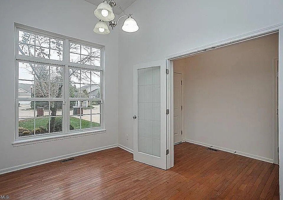 Den with french doors