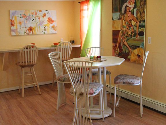 shared, furnished, applianced kitchen