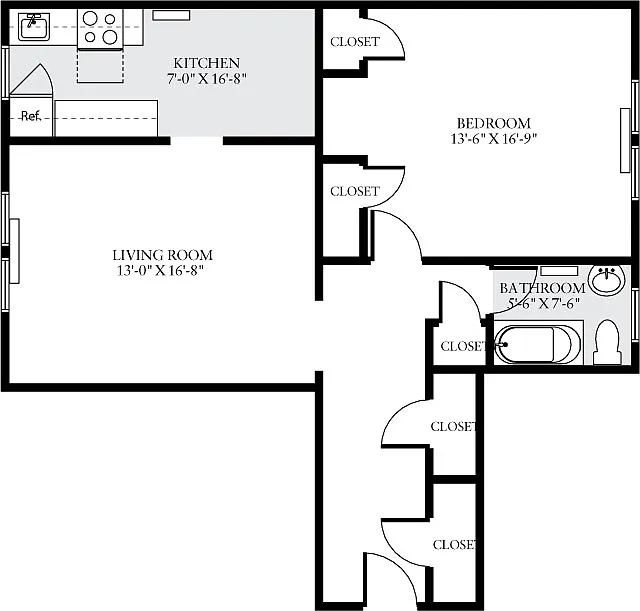 Floor plan 709