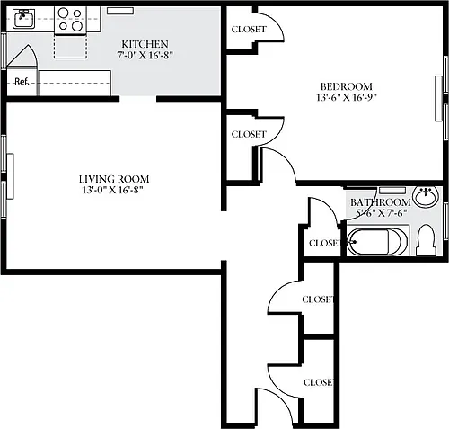Floor plan 709