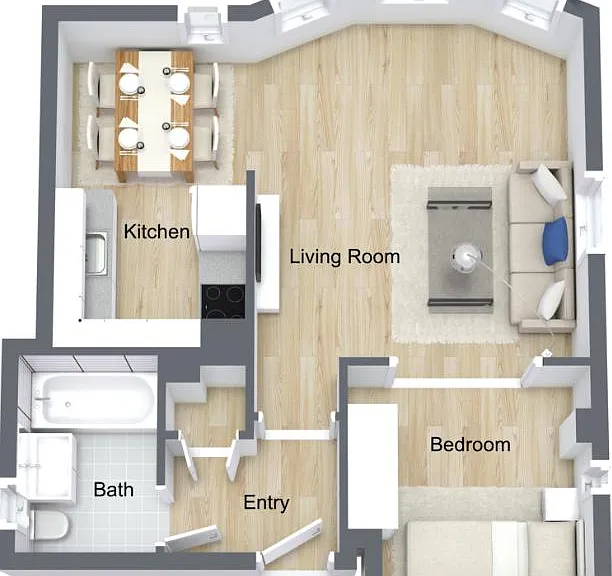 Nob Hill Place - One Bedroom for Rent