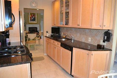 Kitchen with Granite Countertops & Maple Cabinets