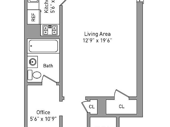 2nd image of 350 W 57th St APT 14C