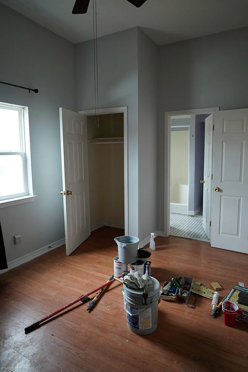 Bedroom and closet - E 2nd St