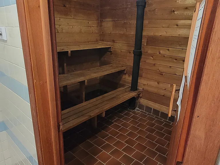 Sauna with restroom and shower facilities - separate men's & women's