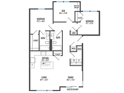 Floor plan Symington