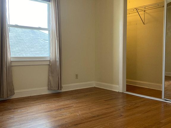 Bedroom with large closet