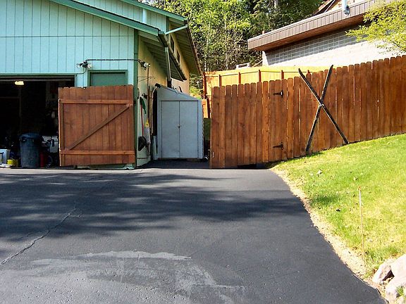 Extra-Large Driveway with Plenty of RV and Toy Parking.  Outside Storage Shed 