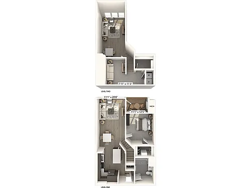 Floor plan AM14LS