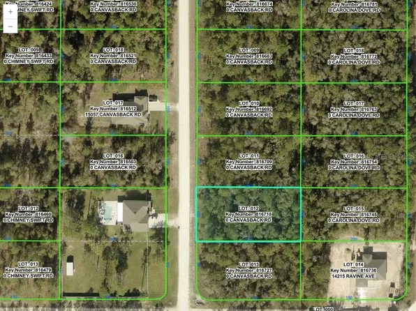 15036 CANVASBACK ROAD LOT 12, WEEKI WACHEE, FL 34614