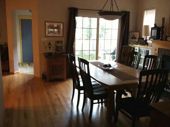 Dining Room with patio door