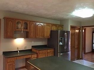 BUILT IN DESK AREA, STAINLESS REFRIGERATOR