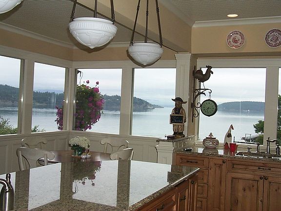 view from kitchen
