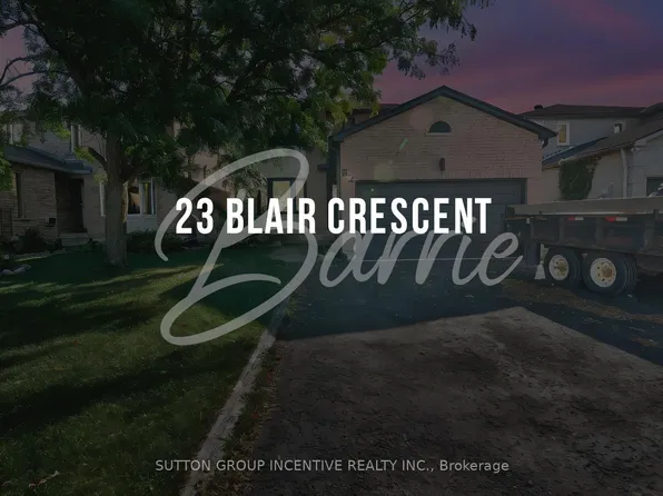 23 Blair Cres, Barrie, ON L4M 5Y7