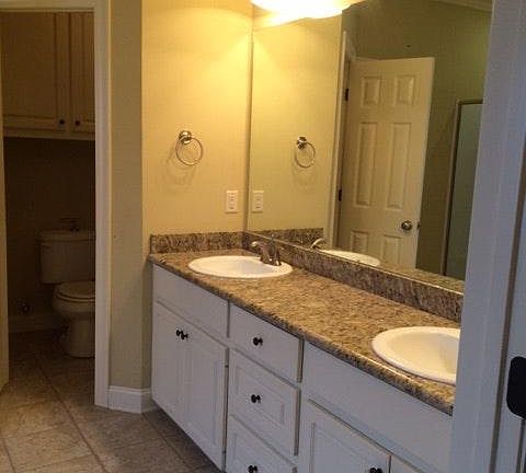 Master bath counter