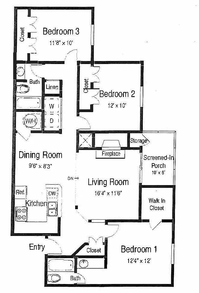 Floor plan Bluestar