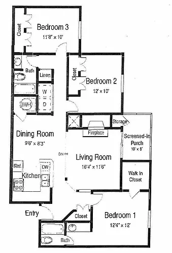 Floor plan Bluestar