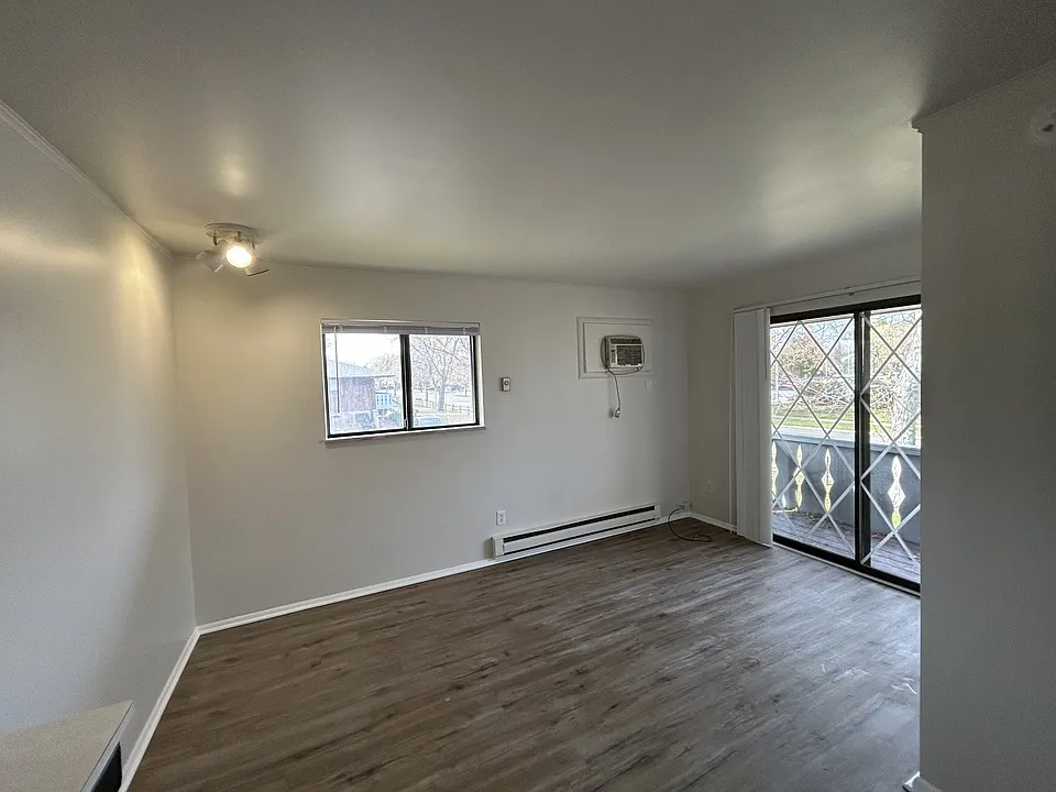 Upper studio living room/bedroom.