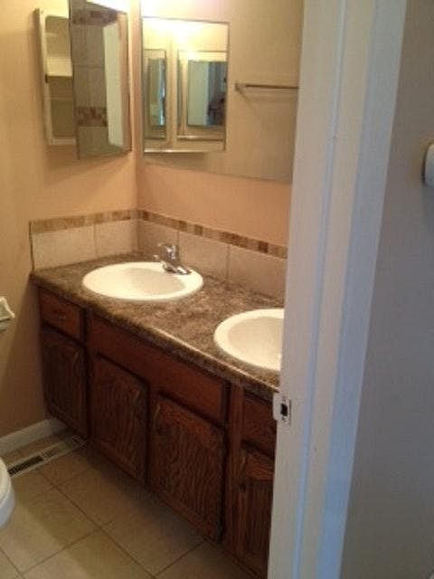 Main bathrroom double vanity
