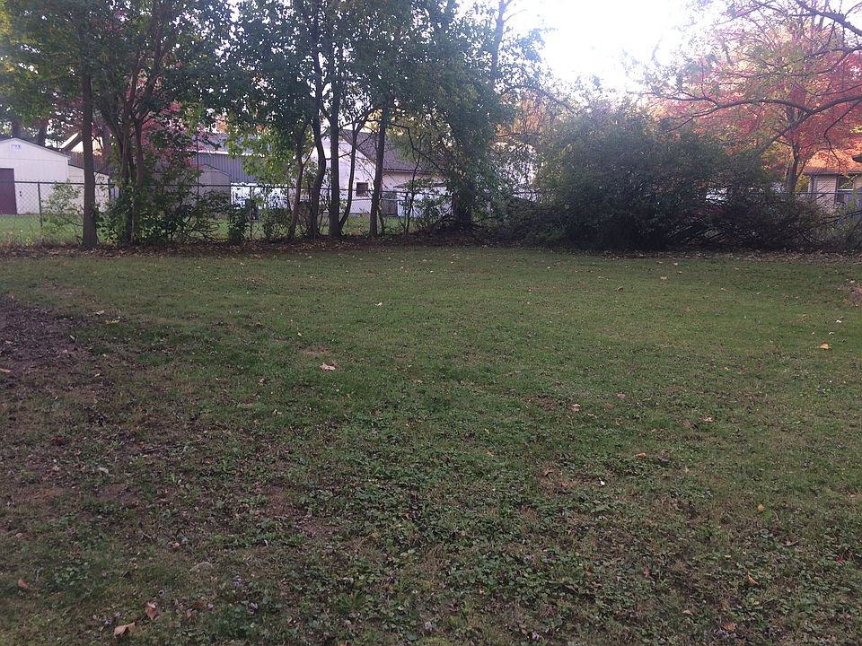 Fenced backyard