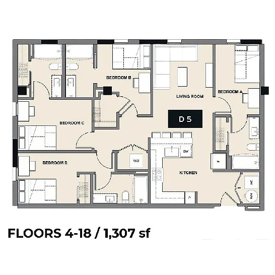 Floor plan D5