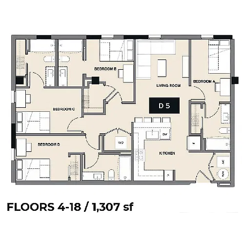 Floor plan D5