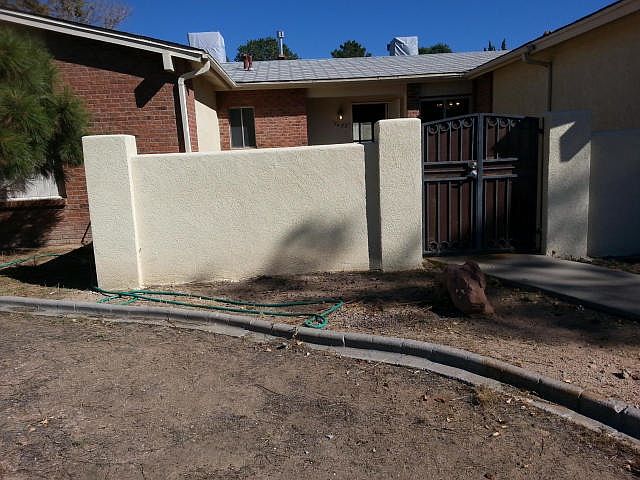 Gated Front Courtyard