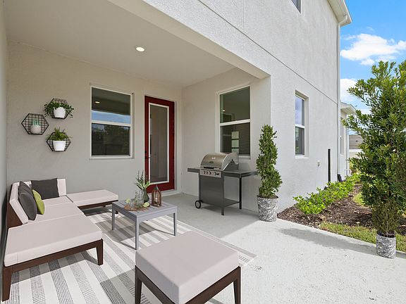 Partially Covered Patio