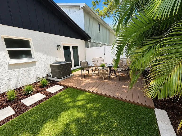 brand new turf and landscaping