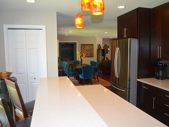 kitchen view of dining room