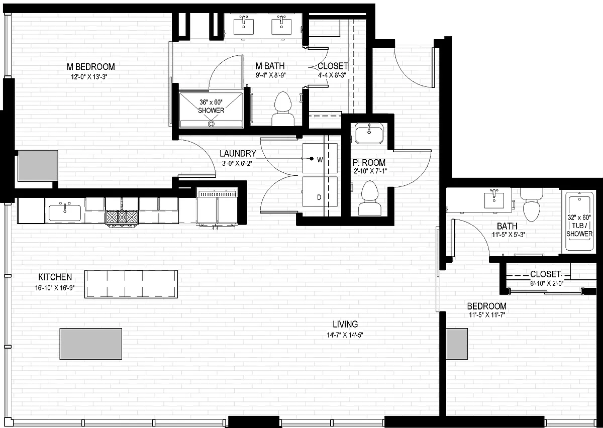 Floor plan B12