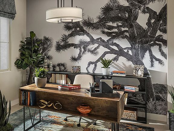 Compass Plan 5411 Model Foyer and Office