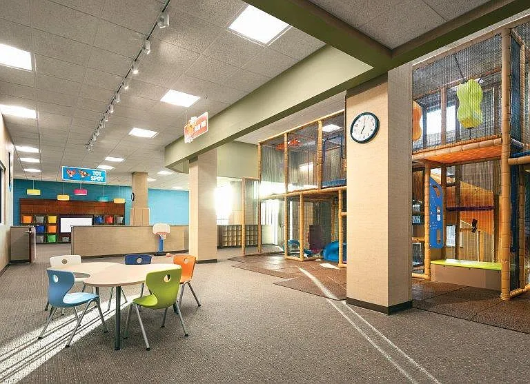 While you use the Life Time club, Kids Academy offers your kids, 3 months to 11 years, engaging drop-in classes and active play for up to 2.5 hours daily care