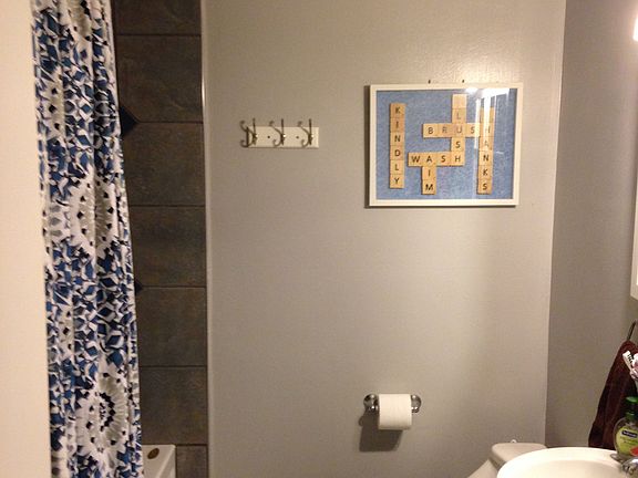 Hall bath with jacuzzi tub