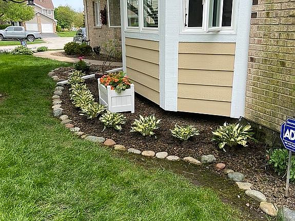 Front bay window