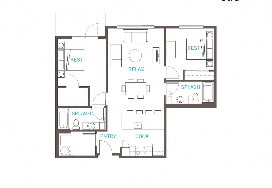 Floor plan B8