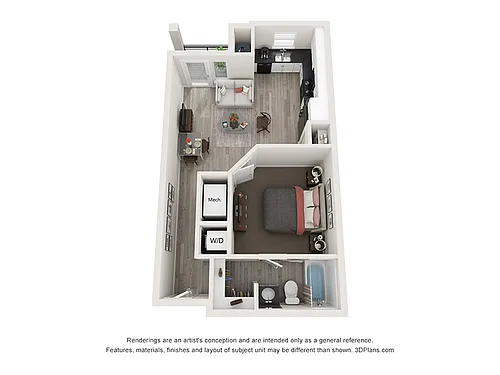 Floor plan Studio
