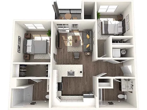 Floor plan Odell Garden