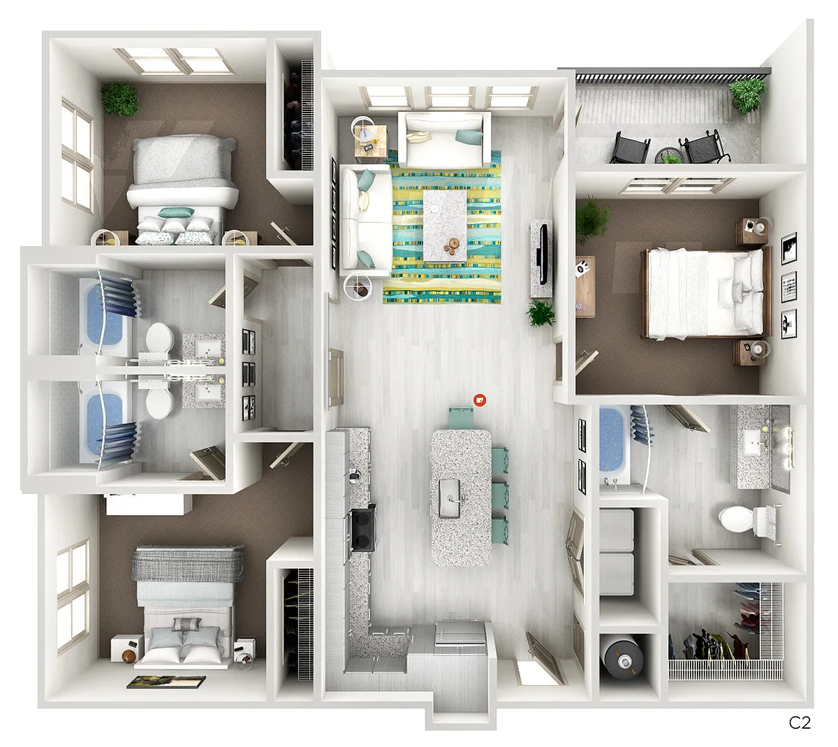 Floor plan C2 - The Berry