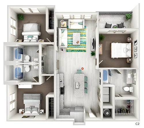 Floor plan C2 - The Berry