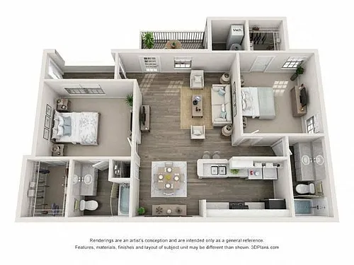 Floor plan The Passage - Renovated
