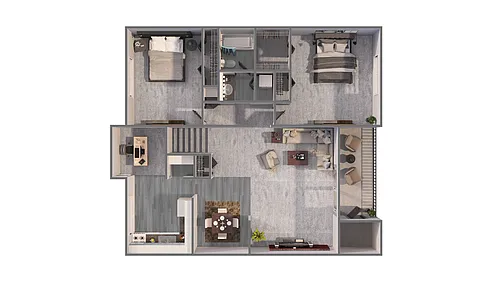 Floor plan The Tredyffrin 2nd Fl w/Den