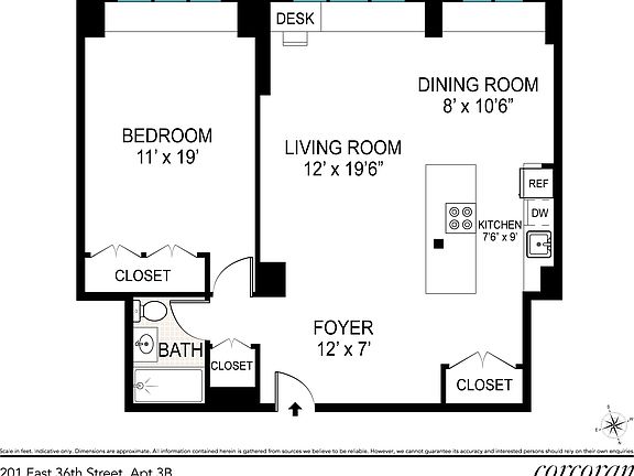 2nd image of 201 E 36th St APT 3B