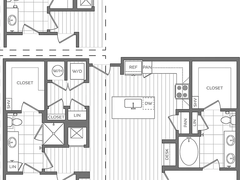 H 2bed/2bath H 2bed/2bath