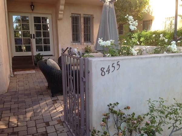 Entry through front gate