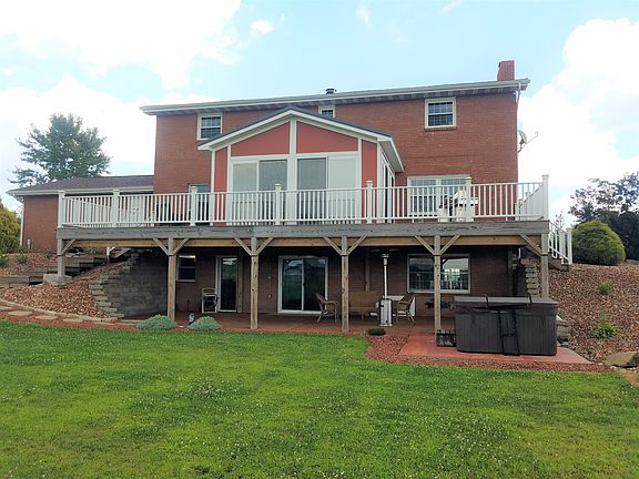 Deck and lower patio
