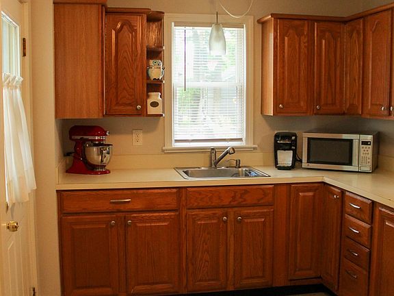 Kitchen with Door to Back deck