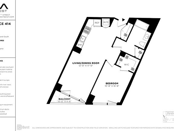 2nd image of 625 W 57th St APT 414