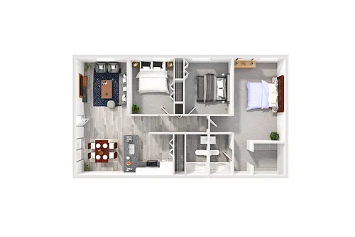 Floor plan Three Bedroom-Signature